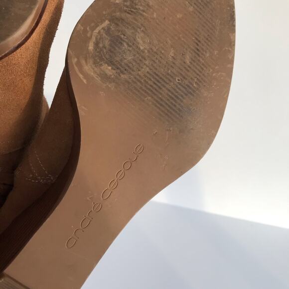 Andre Assous Suede Wedge Ankle Boot - Picture 5 of 8